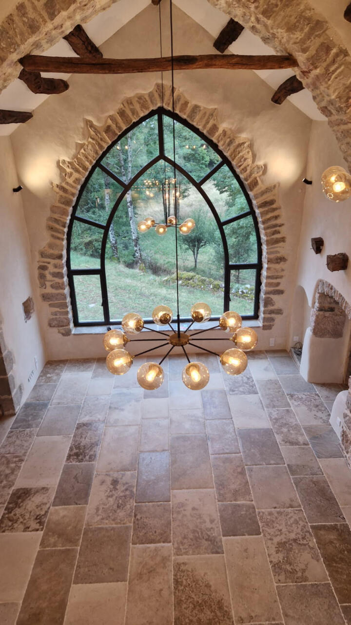 Dallage ancien pierre de Dordogne en MONTAGNAC B2 Vieilli et patiné à la main