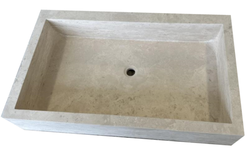 EVIER VALLIGUIERES PIERRE NATURELLE TRAVERTIN