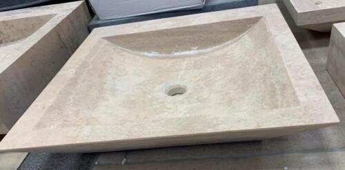 Vasque New-York 50x50x10cm sans trou robinetterie