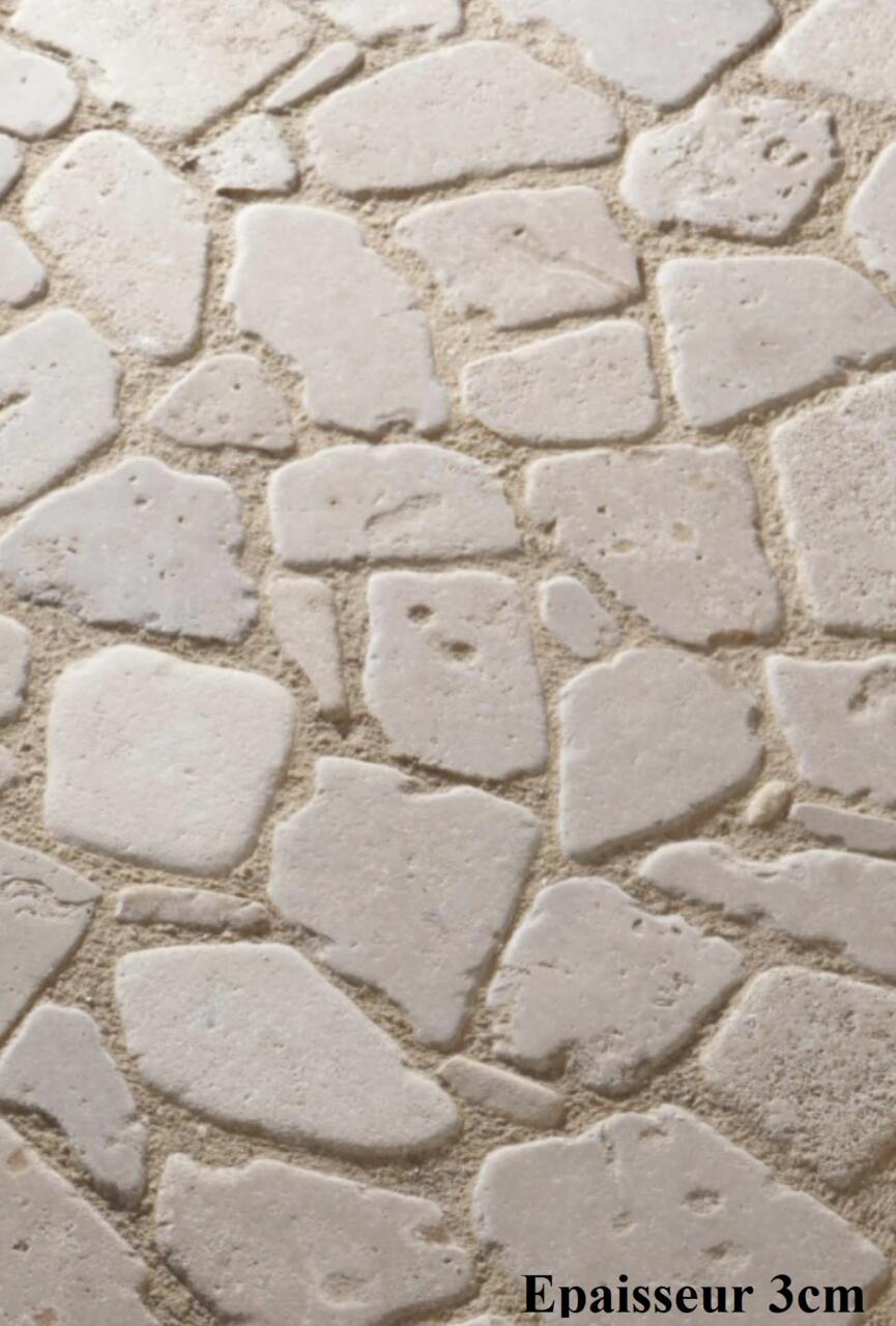 Bon plan – Pavé Mosaïque, Pisé de Dordogne, Calade en pierre naturelle,  épaisseur 3cm – Prix au m² – FRANCEPIERRE