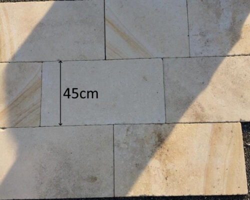 SULLY BANDE 45cm pierre naturelle dallage