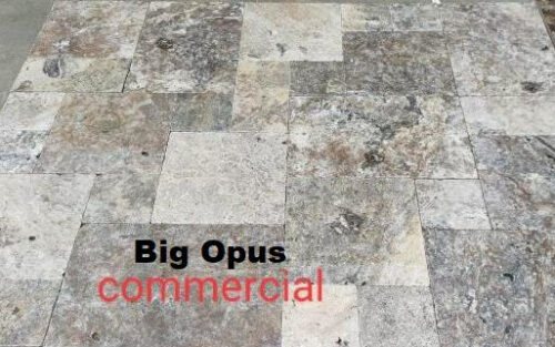 big opus travertin gris silver commercial