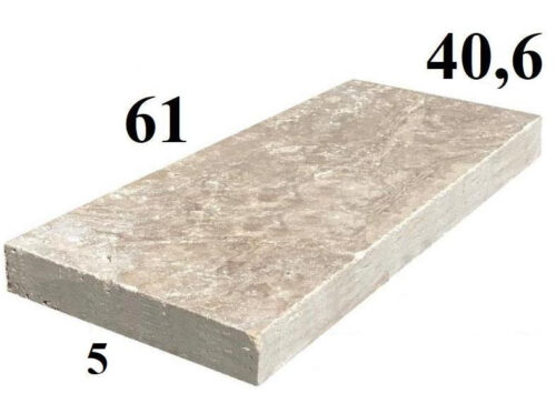 dalle travertin 60x40cm épaisseur 5cm