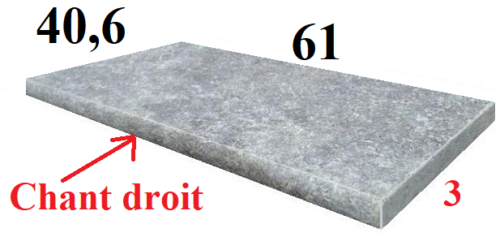 travertin silver gris dalle pierre