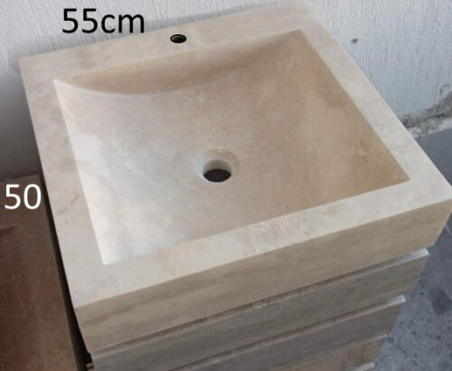 Vasque Fréjus en Travertin