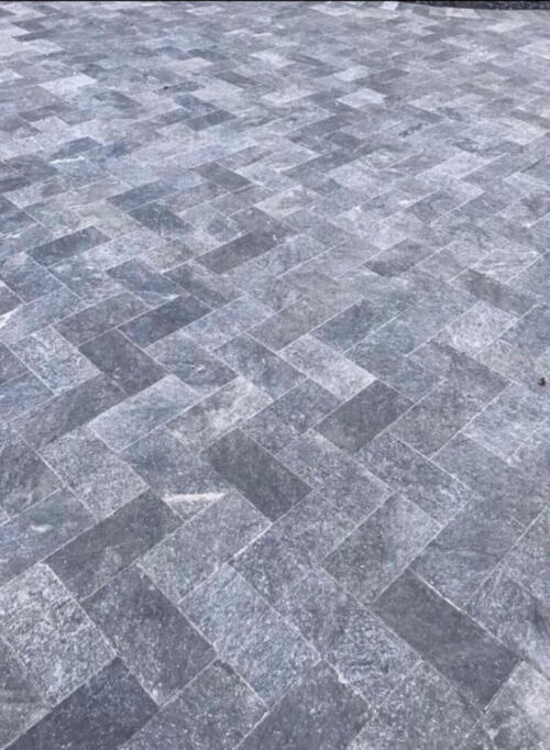 PAVE GRIS EN MARBRE BLEU STONE