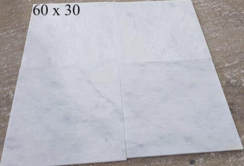 Marbre blanc SEFA adouci 60x30cm