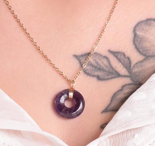 COLLIER LOA DORÉ AMÉTHYSTE A