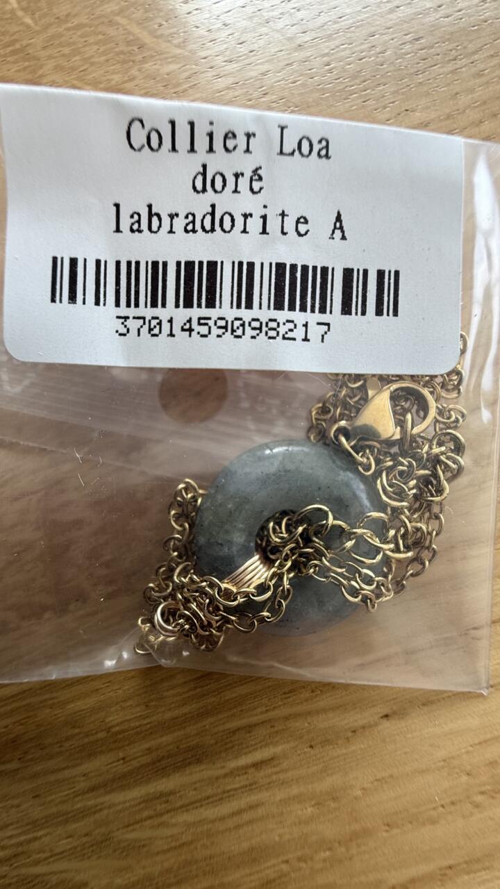 Collier Loa Doré Labradorite A