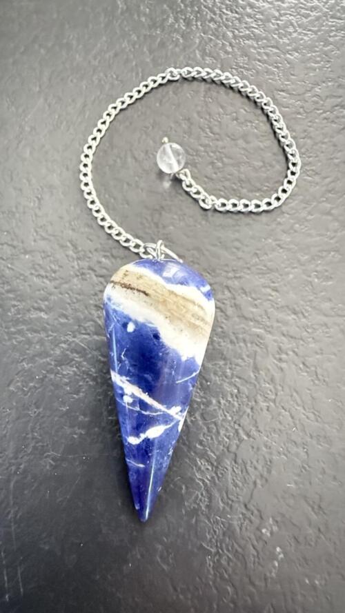 PENDULE CONIQUE SODALITE NAMIBIE A