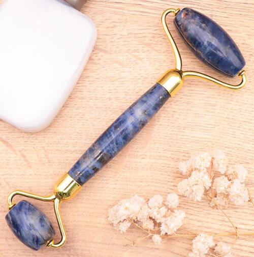 ROULEAU DE MASSAGE SODALITE BRÉSIL A (2 TÊTES) (1 PIÈCE)