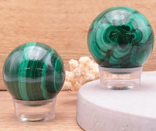 SPHÈRE MALACHITE AAA 40 À 50MM (1 PIÈCE)
