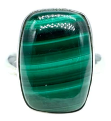BAGUE FB MALACHITE