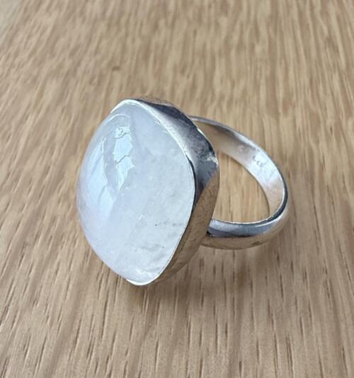 Bague Pierre de Lune Bleue