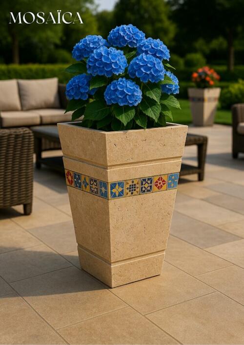 Jardinière MOSAÏCA HAUTEUR 90cm