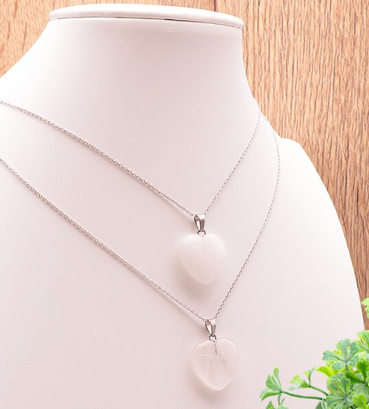 PENDENTIF COEUR 20MM CRISTAL DE ROCHE A