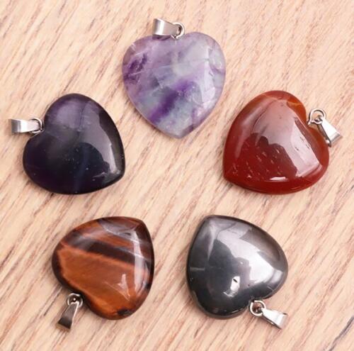 PENDENTIF COEUR 20MM MIXTE