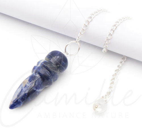 PENDULE ÉGYPTIEN SODALITE NAMIBIE A