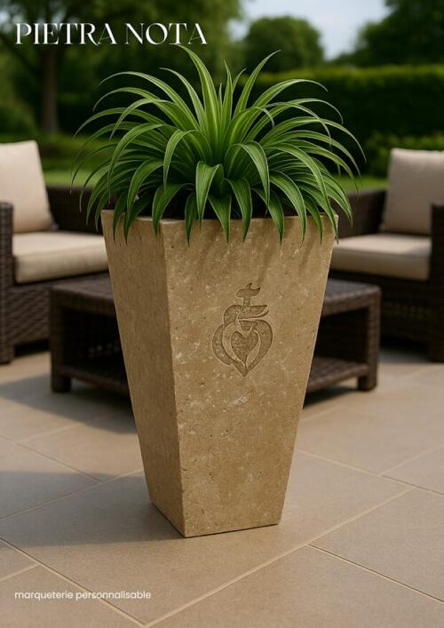 Jardinière PIETRA NOTA HAUTEUR 90cm
