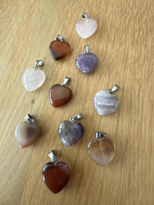 Pendentif Cœur 15mm mixte