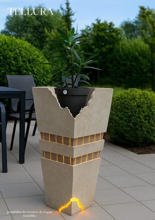 Jardinière TELLURA HAUTEUR 90cm