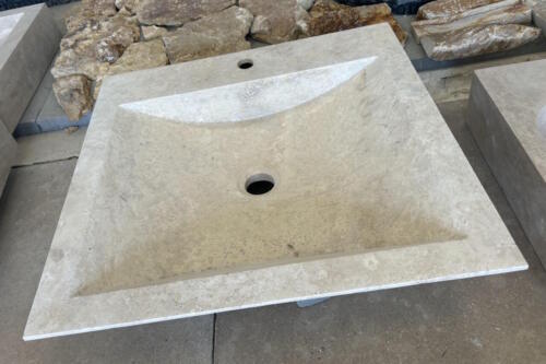 Vasque New-York 50x50x10cm avec trou robinetterie