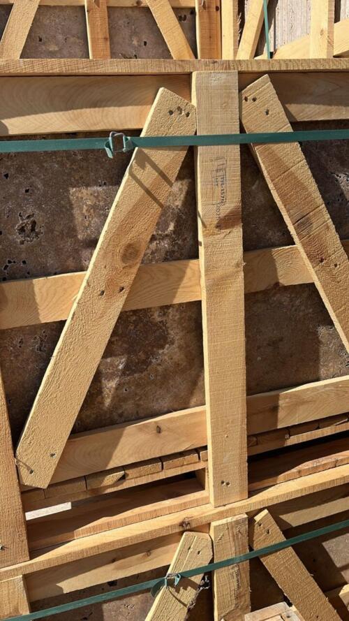 Travertin CREMOKA Travertin foncé 2ème choix 61 x 40,6 x 1,2cm