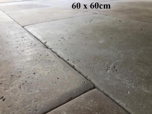 Travertin Bombé 60 x 60cm épaisseur 1,5cm